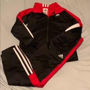 Adidas boy track suit boy size 7X!